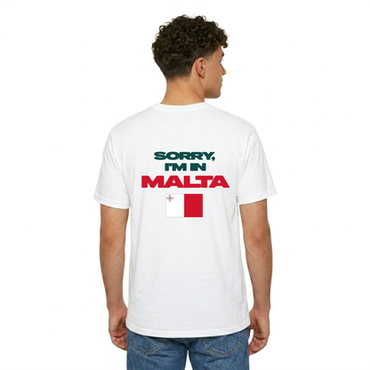 SORRY, I'M IN MALTA